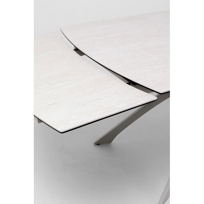 [70577] Table à rallonges Lana greige 180(40+40)x90cm - 3