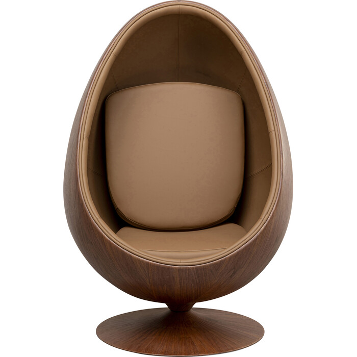 [70606] Fauteuil pivotant Eye Ball noyer
