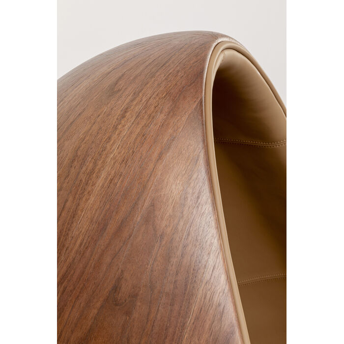 [70606] Fauteuil pivotant Eye Ball noyer - 3
