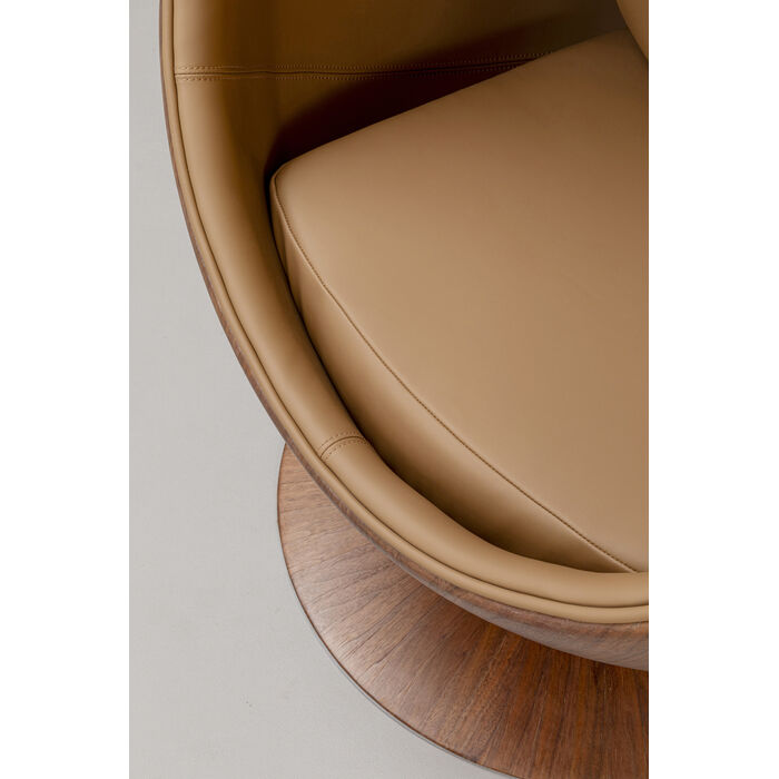 [70606] Fauteuil pivotant Eye Ball noyer - 4