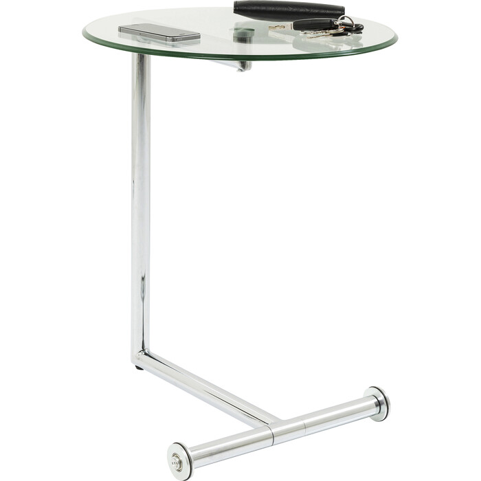 [70629] Table d´appoint Easy Living transparente Ø46cm
