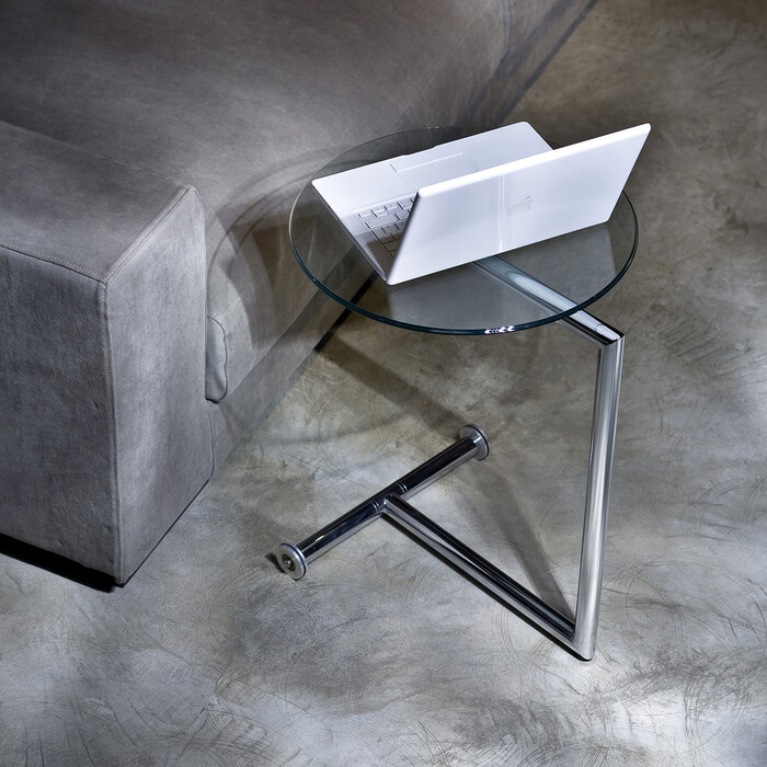 [70629] Table d´appoint Easy Living transparente Ø46cm - 1