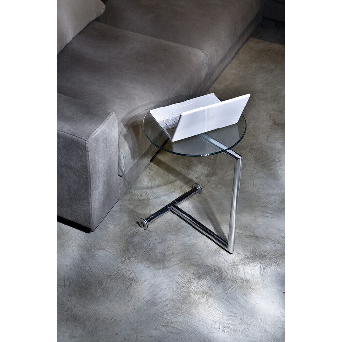 [70629] Table d´appoint Easy Living transparente Ø46cm - 2
