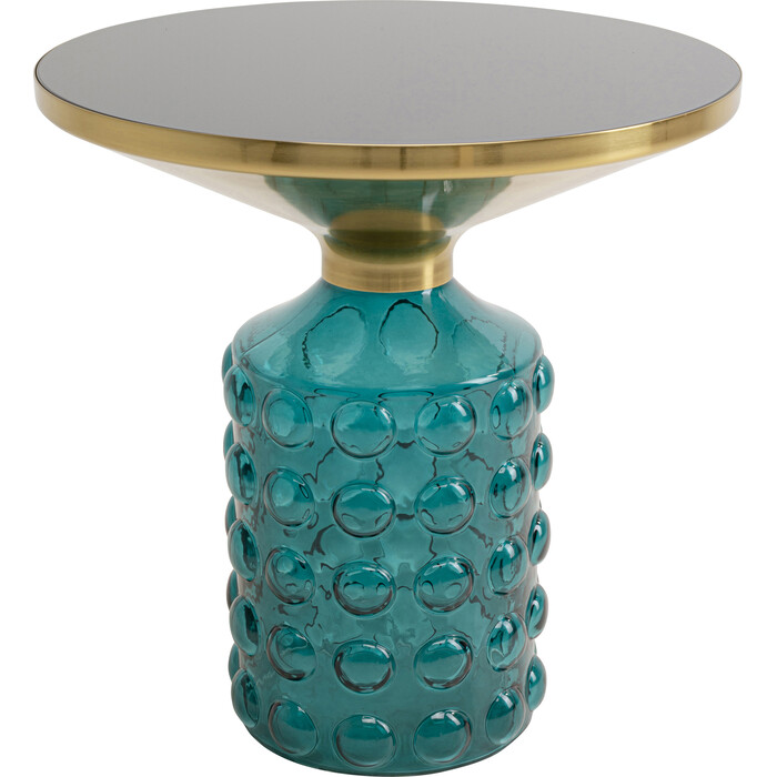 [70648] Side Table  Lola Blue Ø50cm