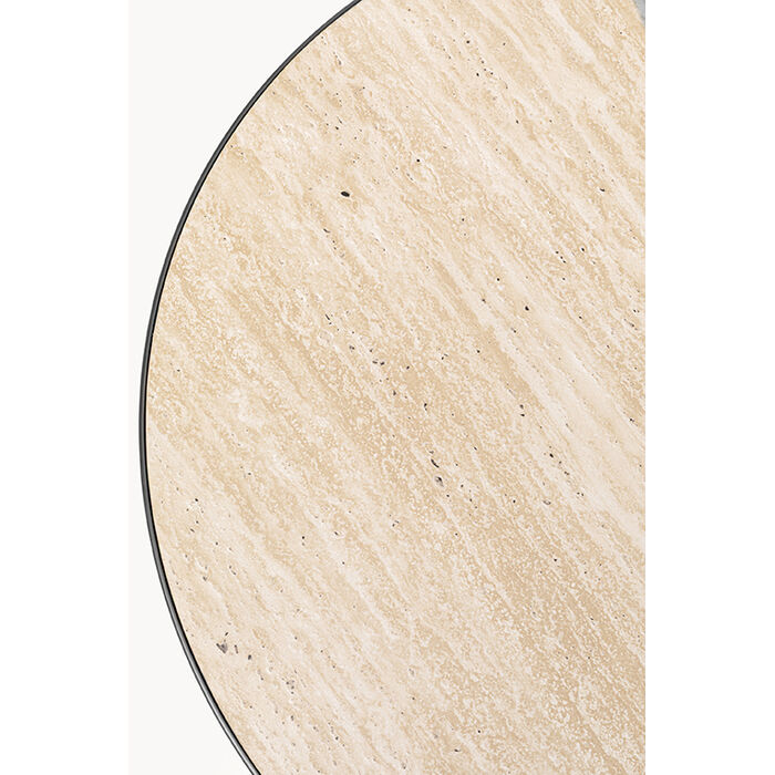 [70656] Mesa centro Cono Roble Travertin Ø70cm - 3