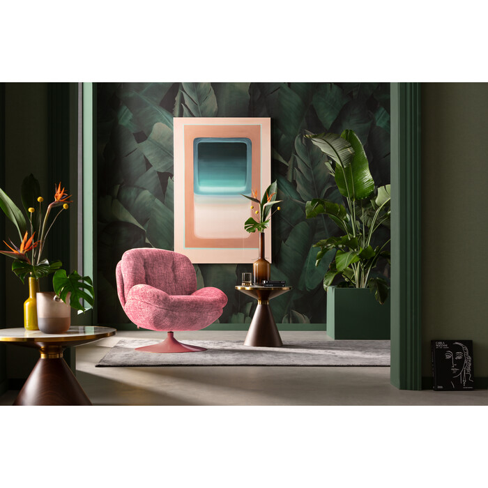 [70669] Fauteuil pivotant Cosy rosa - 1