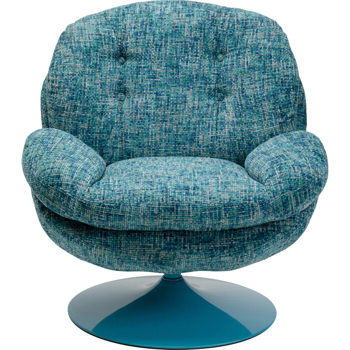 [70679] Fauteuil pivotant Cosy bleu