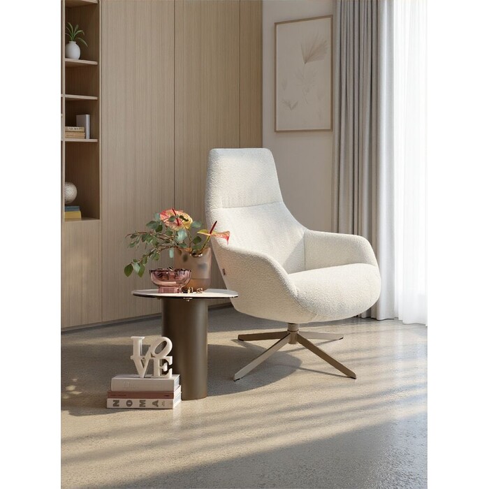 [70686] Kerusi Berputar Mimi Cream - 1