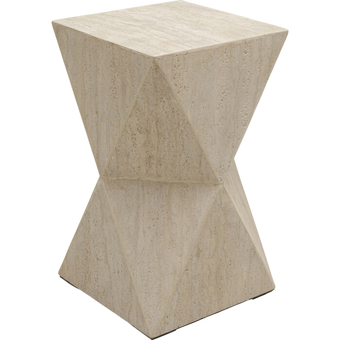 [70698] Side Table Travertino 54cm