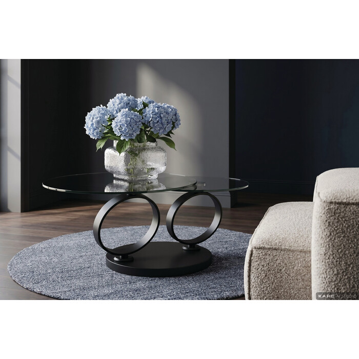 [70711] Mesa centro Beverly Smoke Negro 132x80cm - 1
