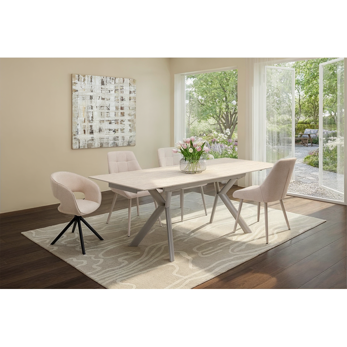[70725] Kerusi Putar Gina Greige - 2