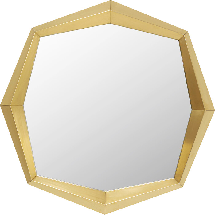 [70728] Miroir mural Octagon or 80x80cm