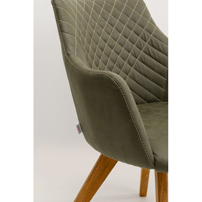 [70741] Chaise pivotante Coco Wood vert - 4