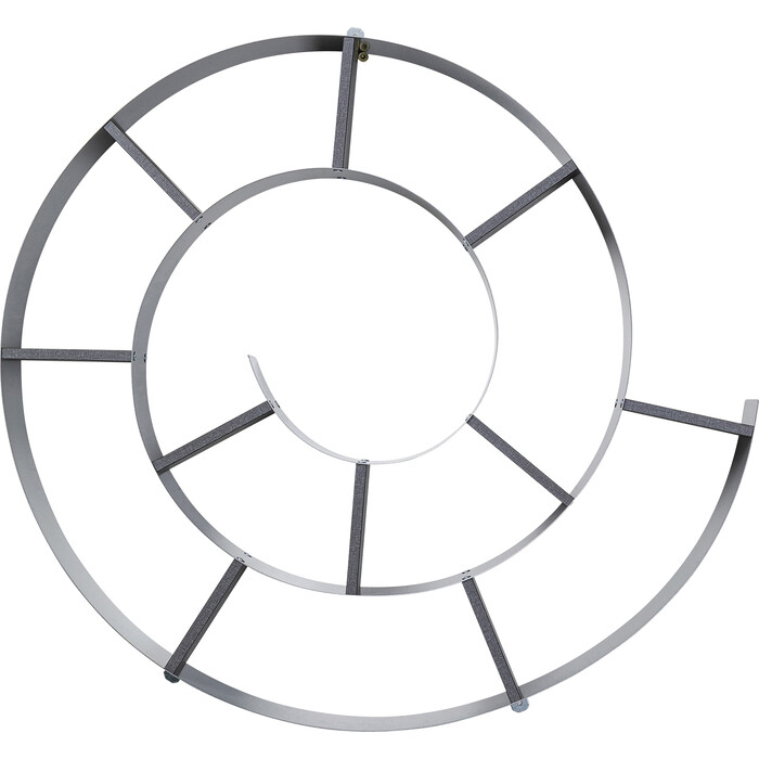 [70755] Wall Shelf Snail silver-grey