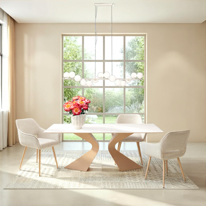 Table Gloria Macchiato 200x100cm