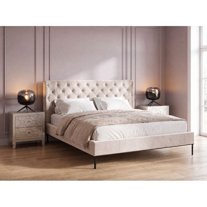 [70758] Bed Audrey Creme 160x200cm - 1