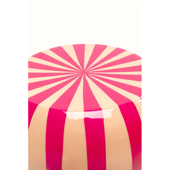 [70801] Side Table Candy Stripes Pink Ø30cm - 3
