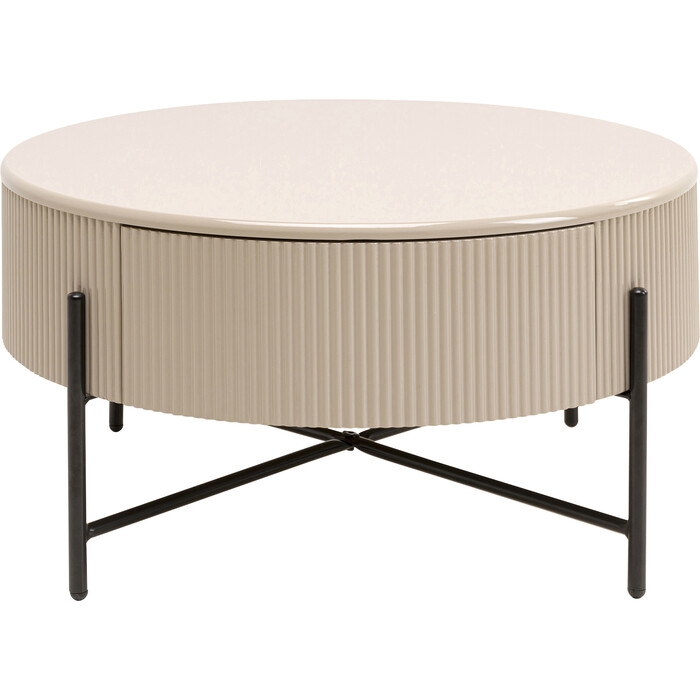 [70805] Coffee Table Riffle Ø80cm