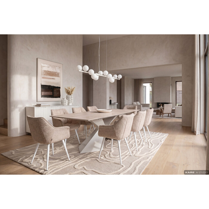 [70818] Chaise a. acc.Thelma greige - 2