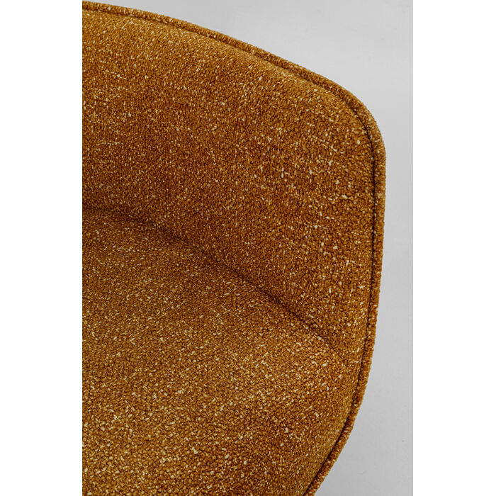 [70822] Sillón giratorio + Taburete Jules Amarillo - 3