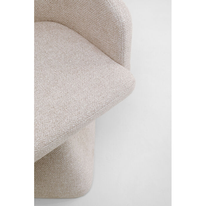 [70823] Chaise pivotante Melli crème - 4