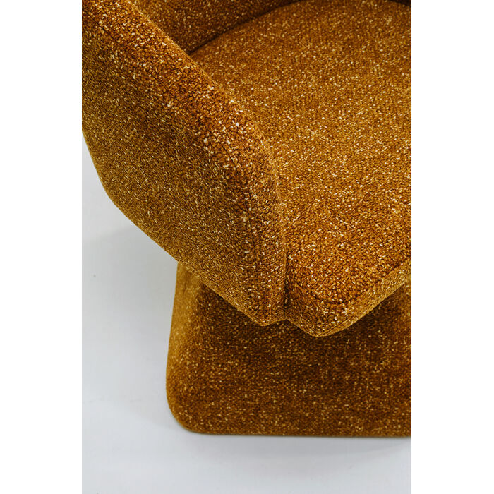 [70825] Chaise pivotante Melli jaune - 3