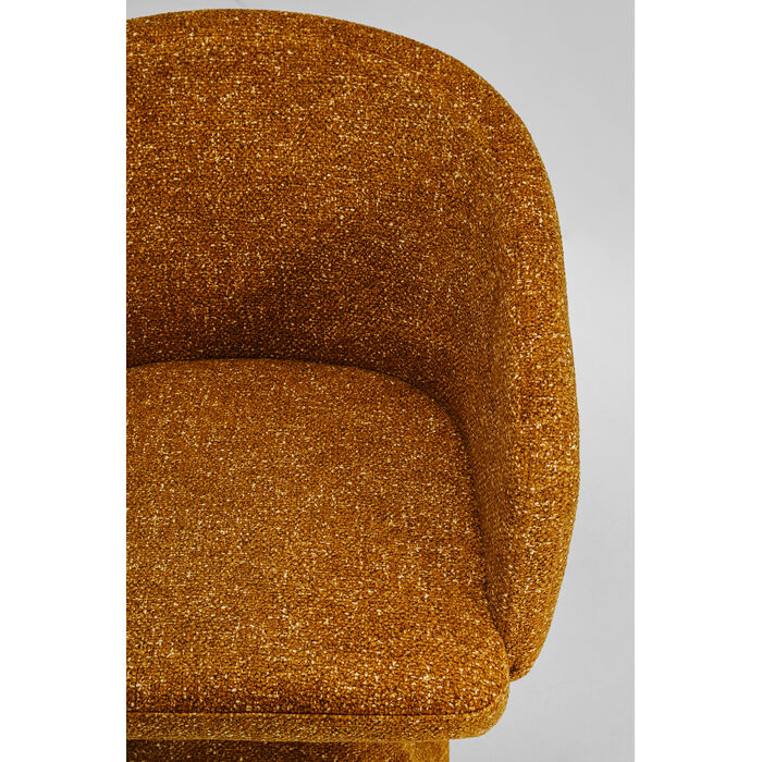 [70825] Chaise pivotante Melli jaune - 4