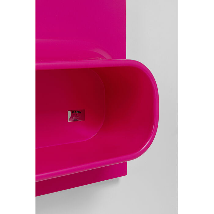 [70843] Wall Mirror Aero LED Pink 80x141cm - 3