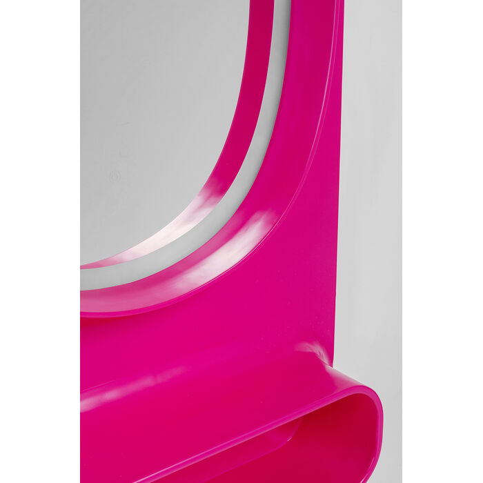 [70843] Wall Mirror Aero LED Pink 80x141cm - 4