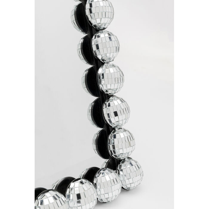[70855] Table Mirror Disco Balls Square 19x26cm - 3