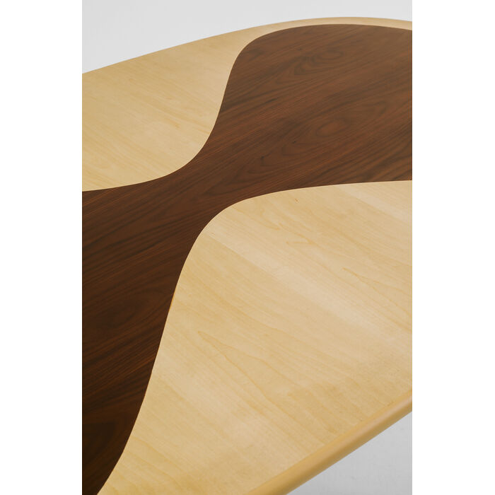 [70858] Table Petal Nature noir 150x90cm - 4