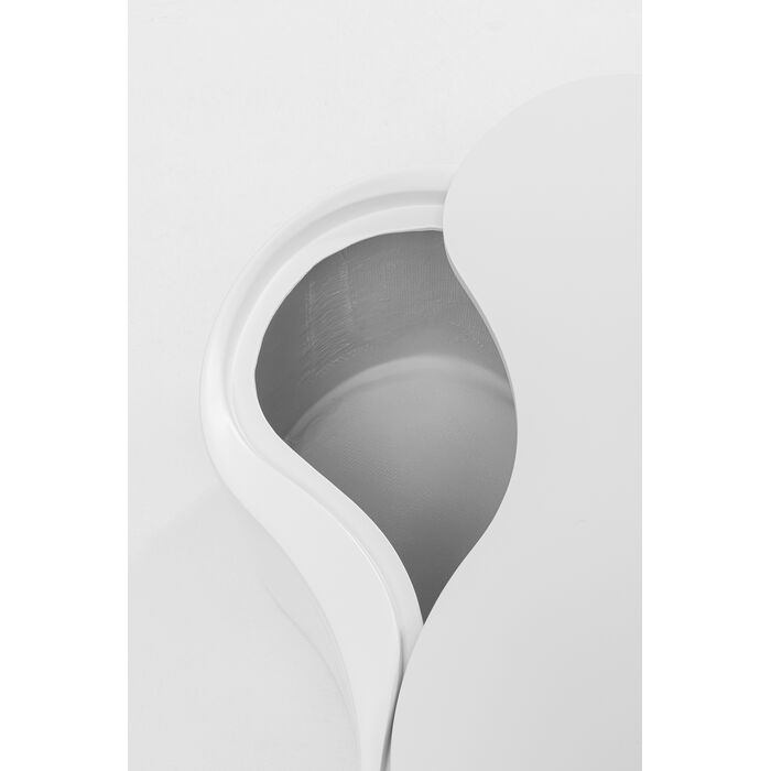 [70880] Table d'appoint Lotus blanc 35cm - 3