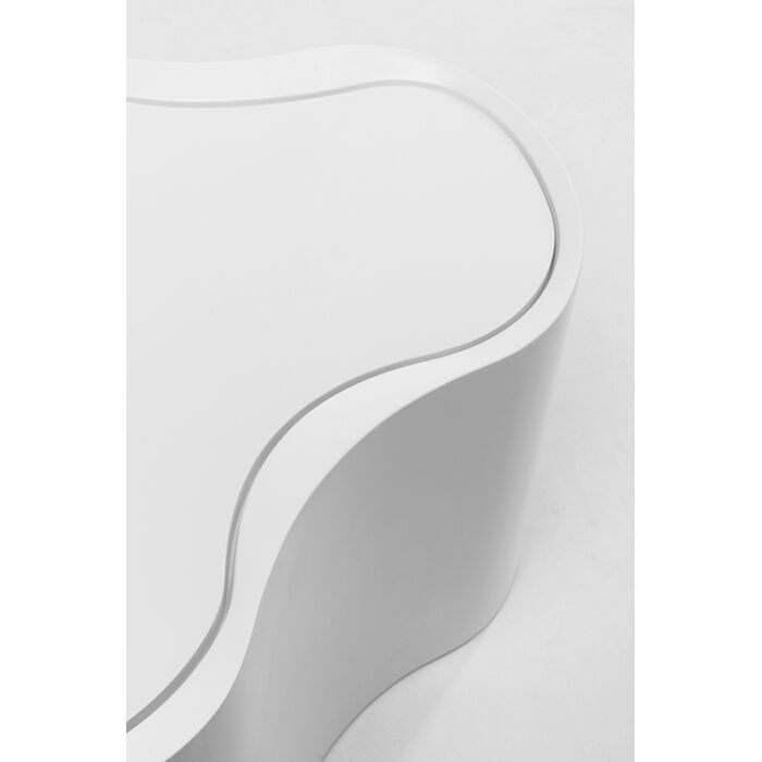 [70880] Table d'appoint Lotus blanc 35cm - 4