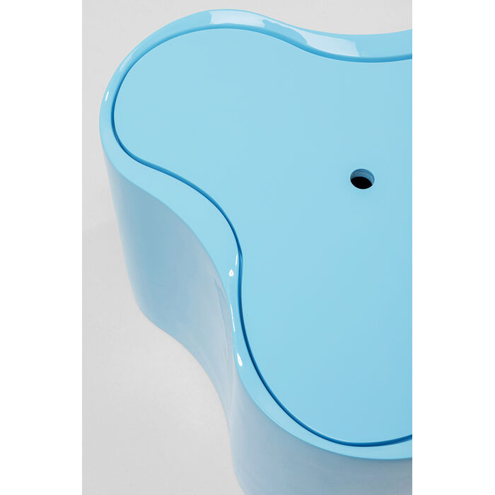 [70882] Side Table Lotus Light Blue 30cm - 4