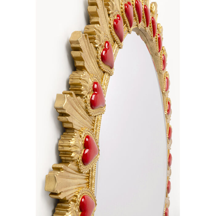 [70884] Miroir mural Flaming Heart Ø81cm - 3