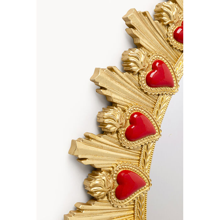 [70884] Miroir mural Flaming Heart Ø81cm - 4