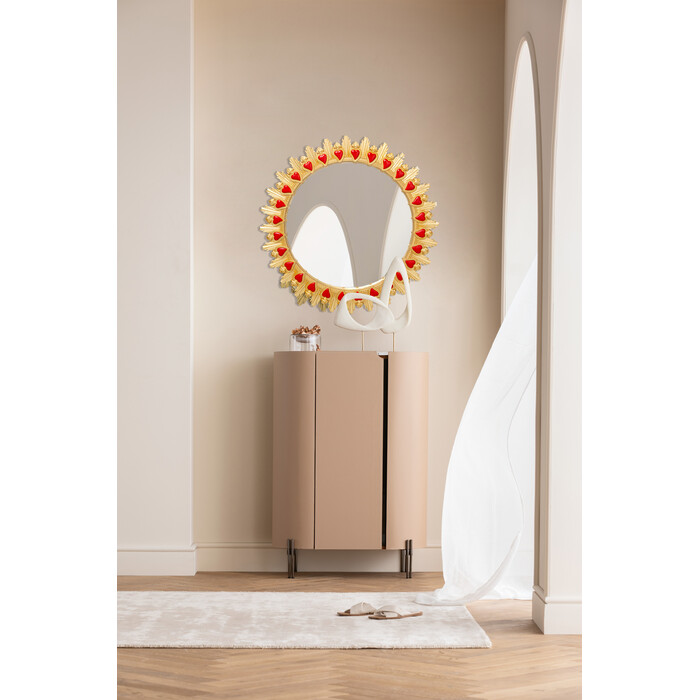 [70884] Miroir mural Flaming Heart Ø81cm - 1