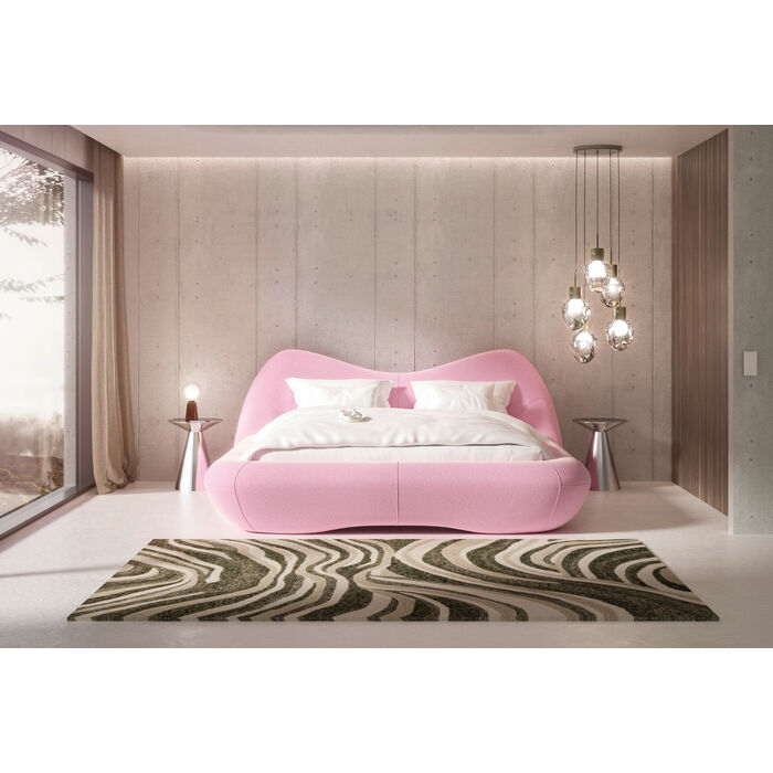 [70895] 床 Fluid Dreams 粉紅色 180x200cm - 1