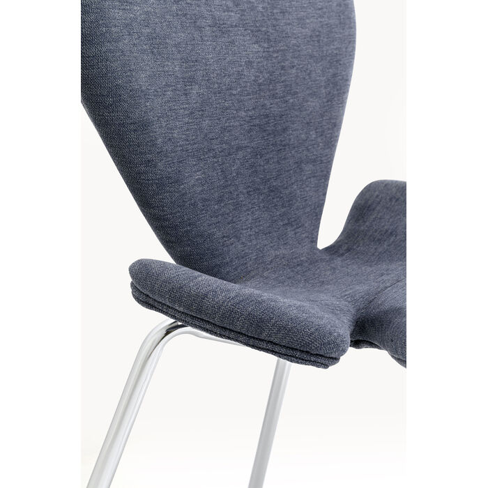 [70909] Chaise Soft Blossom bleu océan - 4