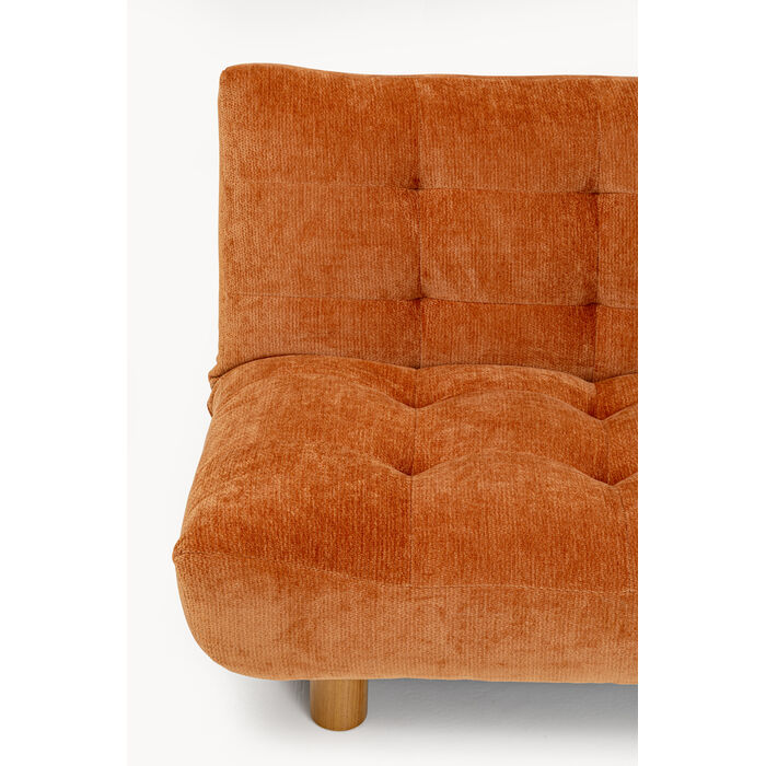 [70920] Canapé lit Mel orange 188cm - 4
