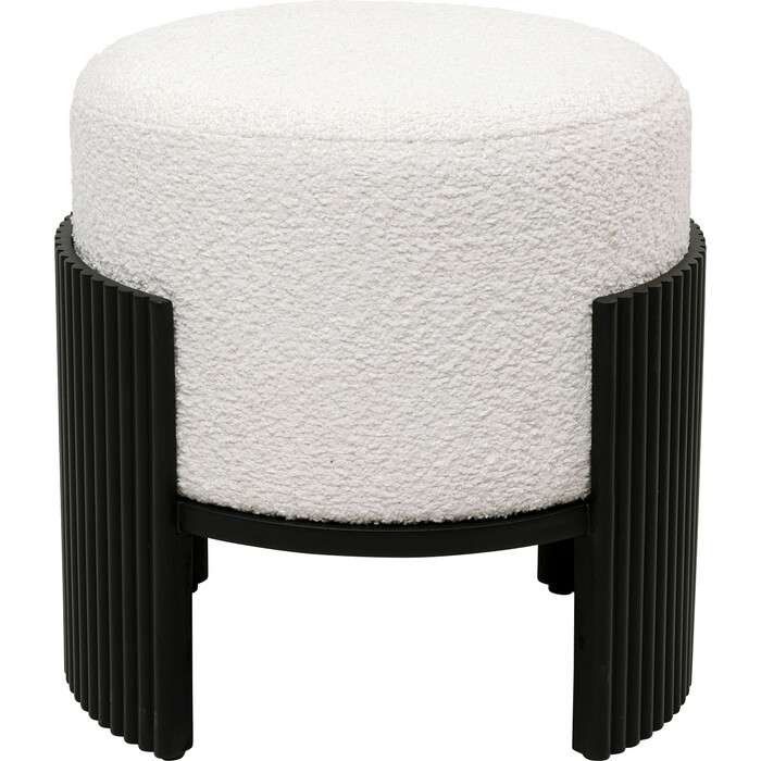 [70934] Tabouret Samu noir Ø43cm