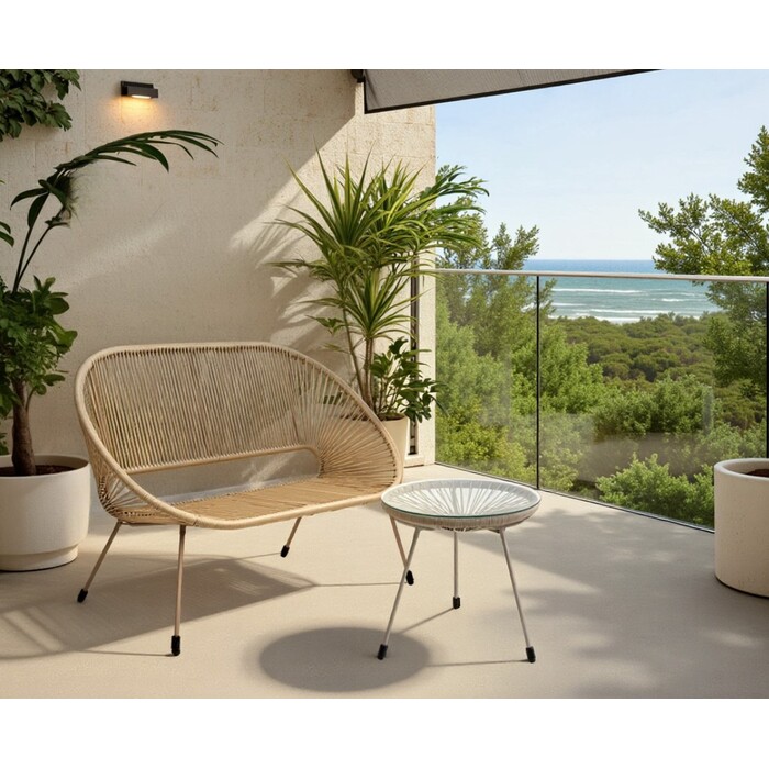 [70954] Banco Acapulco Mono Greige - 1