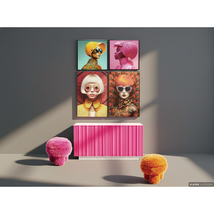 [70983] Комод Stucco Pink 152x80cm - 2