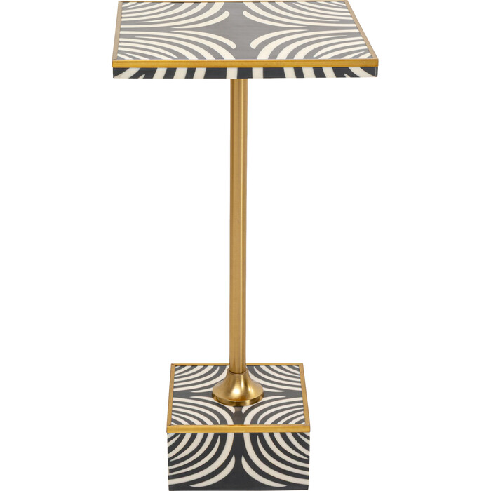 [71018] Table d'appoint Zebra 25x25cm