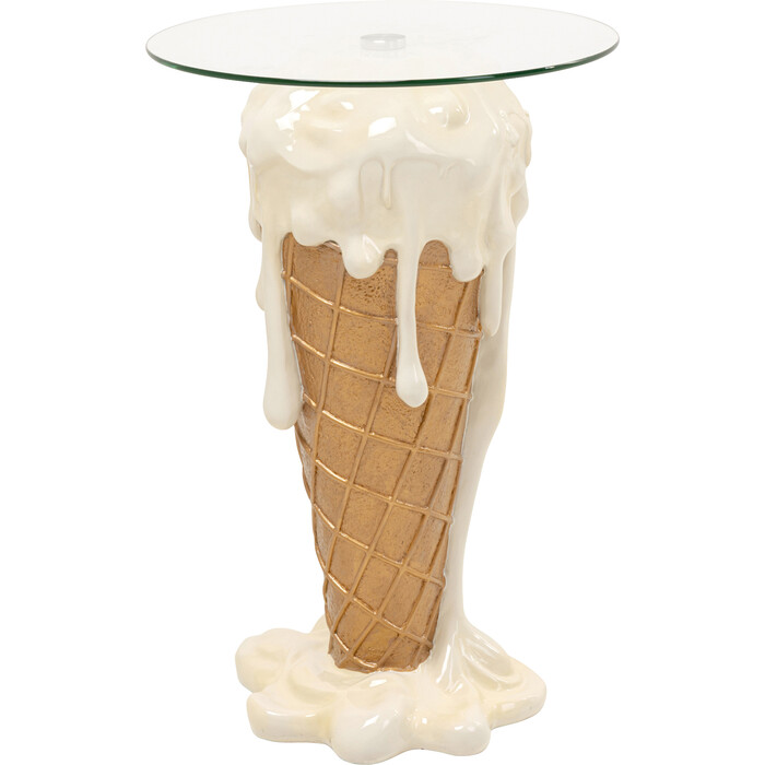 [71037] Table bistrot Ice crème vanilla Ø48cm