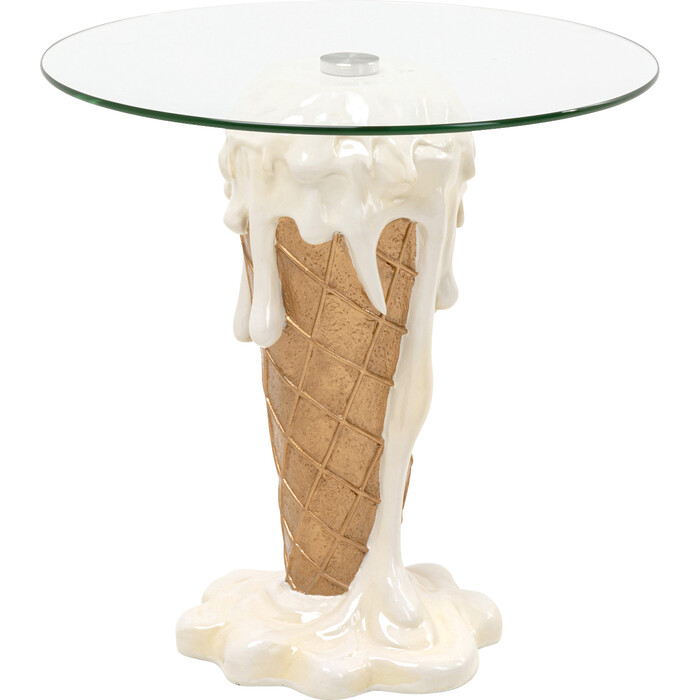 [71038] Table d'appoint Ice Cream vanilla Ø48cm