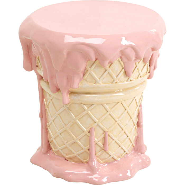 [71040] Stool Ice Cream Pink Ø37cm