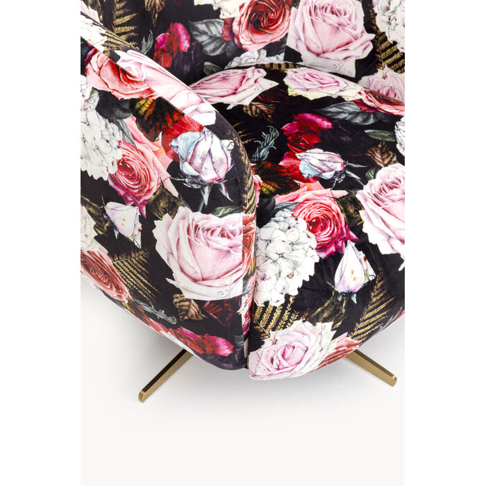 [71057] Fauteuil pivotant  Peony Roses - 4