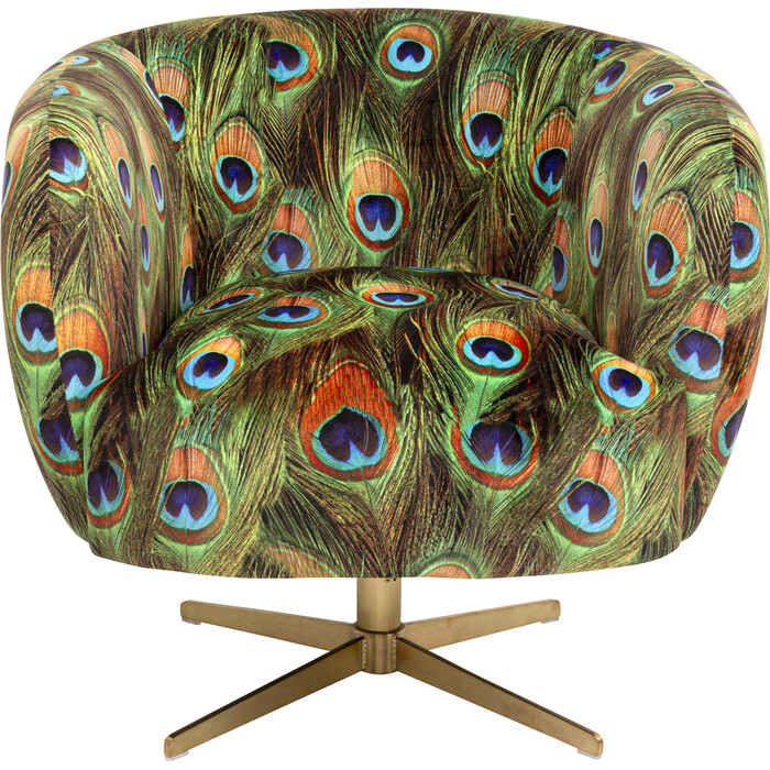 [71058] Fauteuil pivotant Peony Peacock