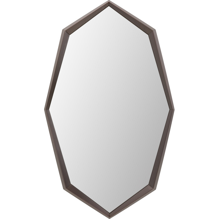 [71071] Wall Mirror Octagon Coffee 90x150cm